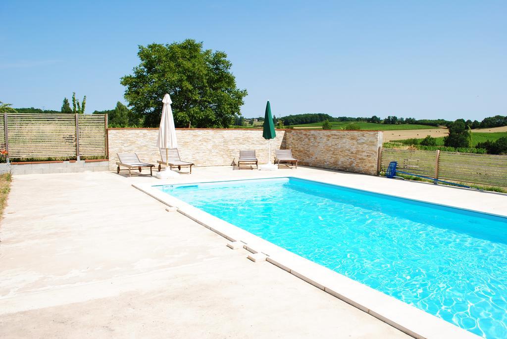 Les Foucauds Hotel Saint-Quentin-de-Caplong ภายนอก รูปภาพ