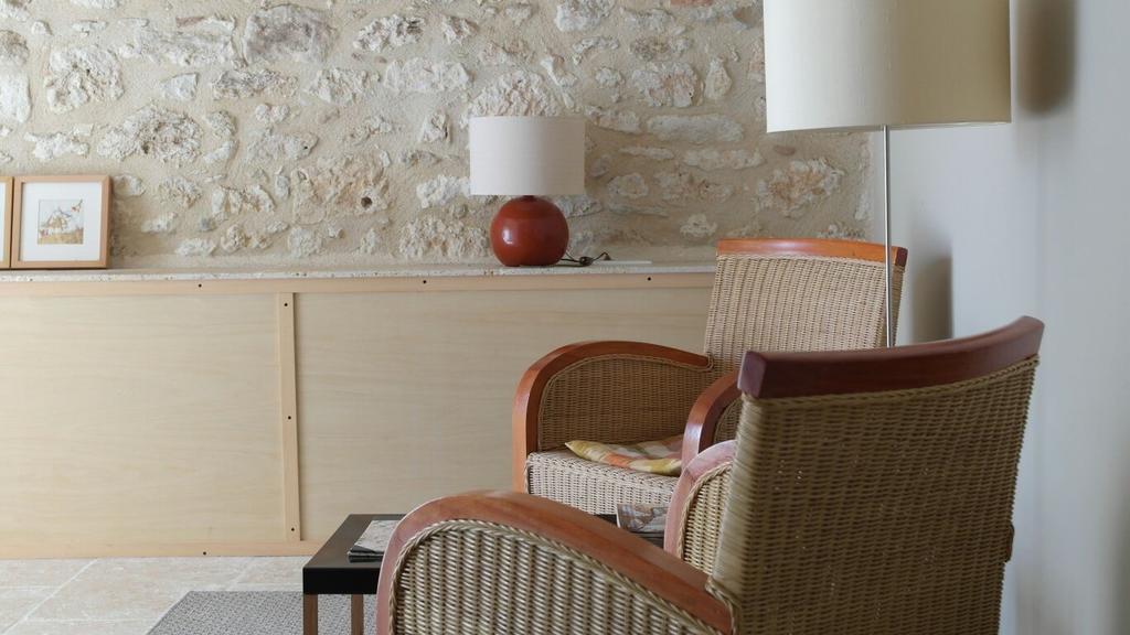 Les Foucauds Hotel Saint-Quentin-de-Caplong ภายนอก รูปภาพ